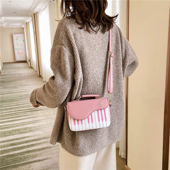 Piano Pattern PU Leather Ladies Shoulder Bag