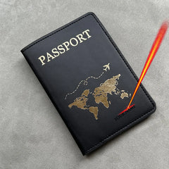 Pink Personalised Passport Holder for Couples