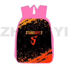 Pink Girls 3D Print Camo Army Standoff Backpacks