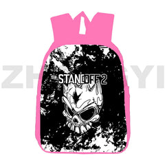 Pink Girls 3D Print Camo Army Standoff Backpacks