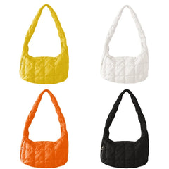 Pleated Women Shoulder Bags Summer Armpit Underarm Bag Portable Girls Handbags