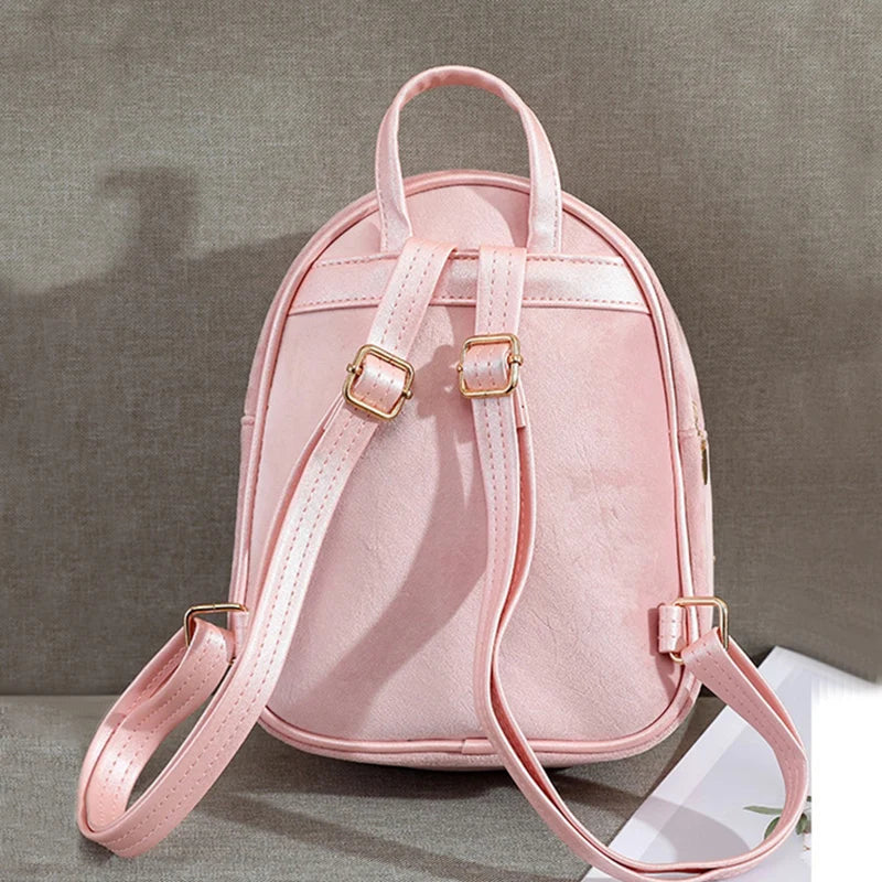 Plush Ball Kid Toddler Mini Backpack Kindergarten Schoolbag