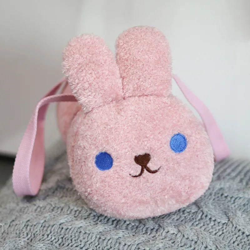 Plush Cat Chain Shoulder Bag Crossbody Clutch Women Casual Handbag