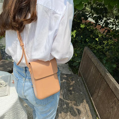 Vintage Pu Leather Square Shoulder Bag for Women