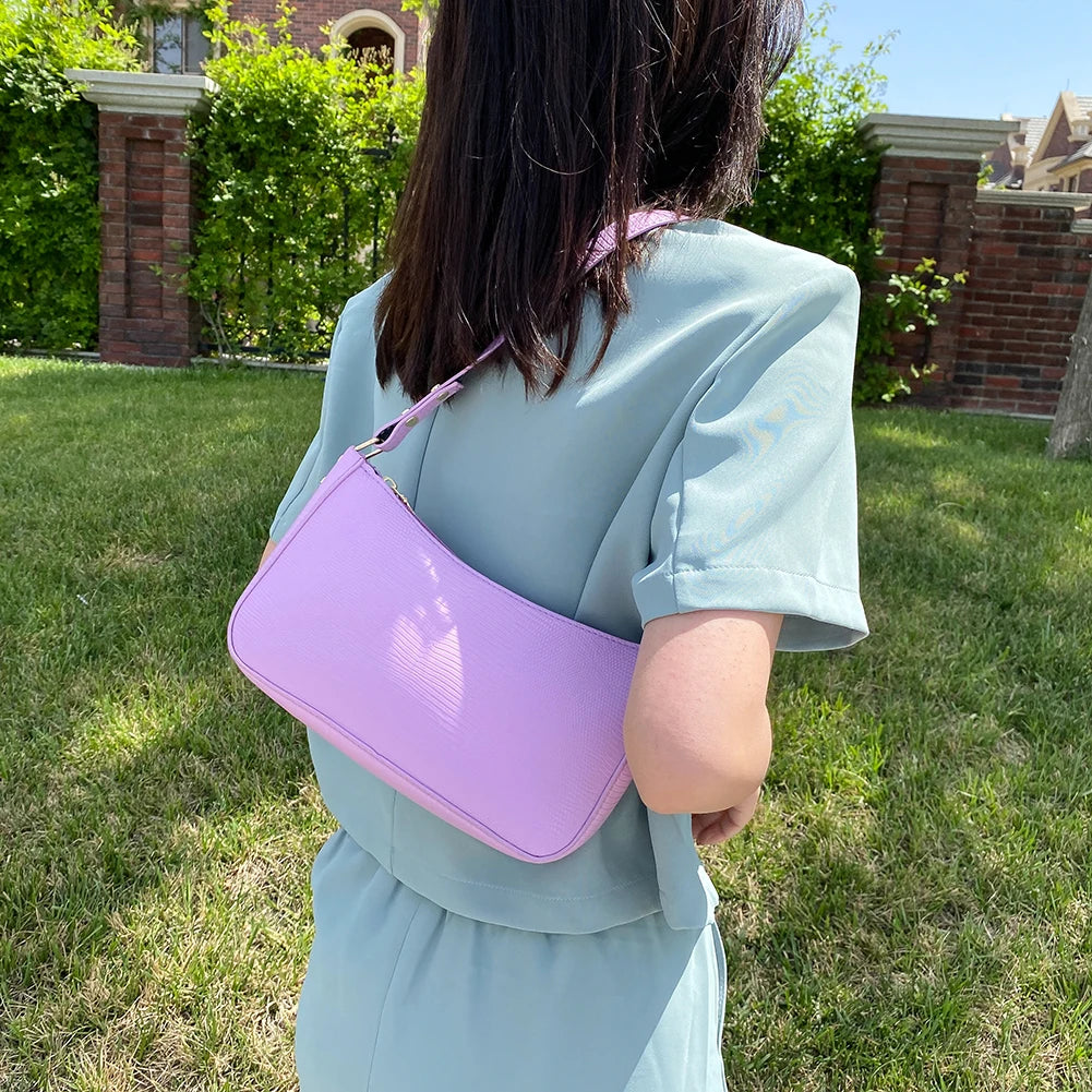 Women's Summer Small Shoulder Bag PU Leather Tote