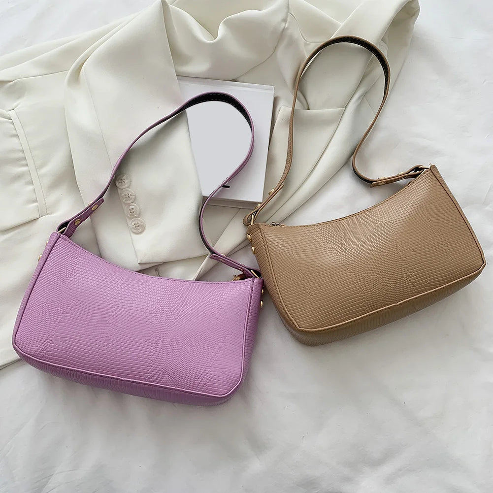 Women's Summer Small Shoulder Bag PU Leather Tote