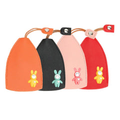 Rabbit Cat Key Bag PU Leather Key Wallets Men Women Key Holder Case