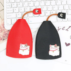 Rabbit Cat Key Bag PU Leather Key Wallets Men Women Key Holder Case