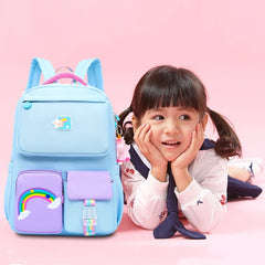 Rainbow Backpack for Women Girl Shoulder Strap Teenage Kids School Bags