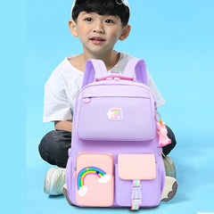 Rainbow Backpack for Women Girl Shoulder Strap Teenage Kids School Bags