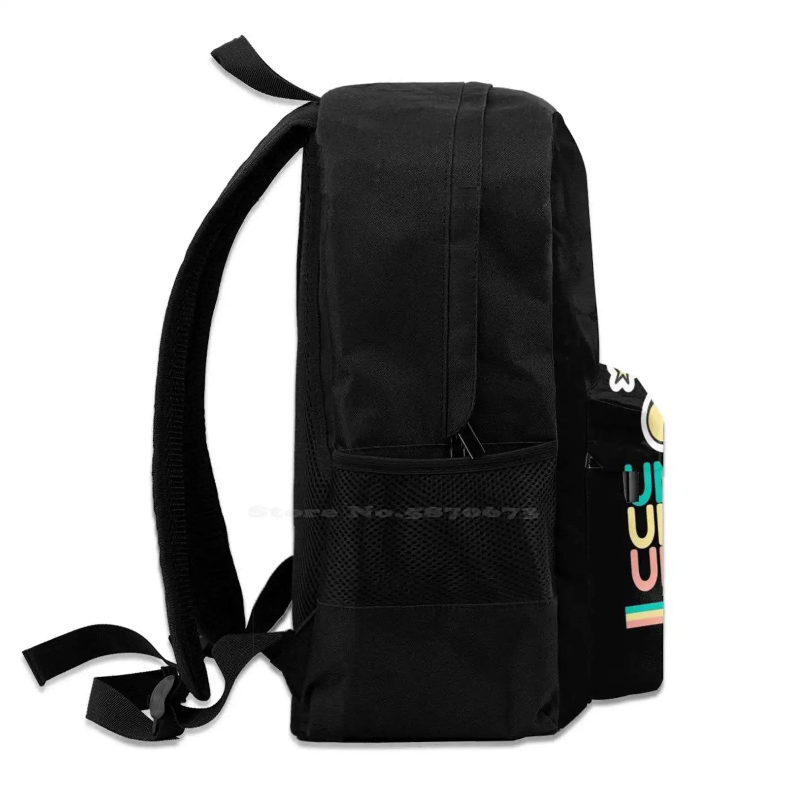 Retro Unicorn Backpack For Student School Laptop Travel Bag Unicorn Girly Dorm