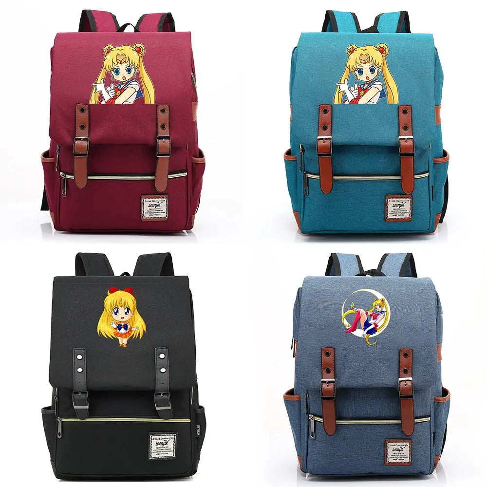 Sailor Costume Pretty Girl Buckle Children School Bag