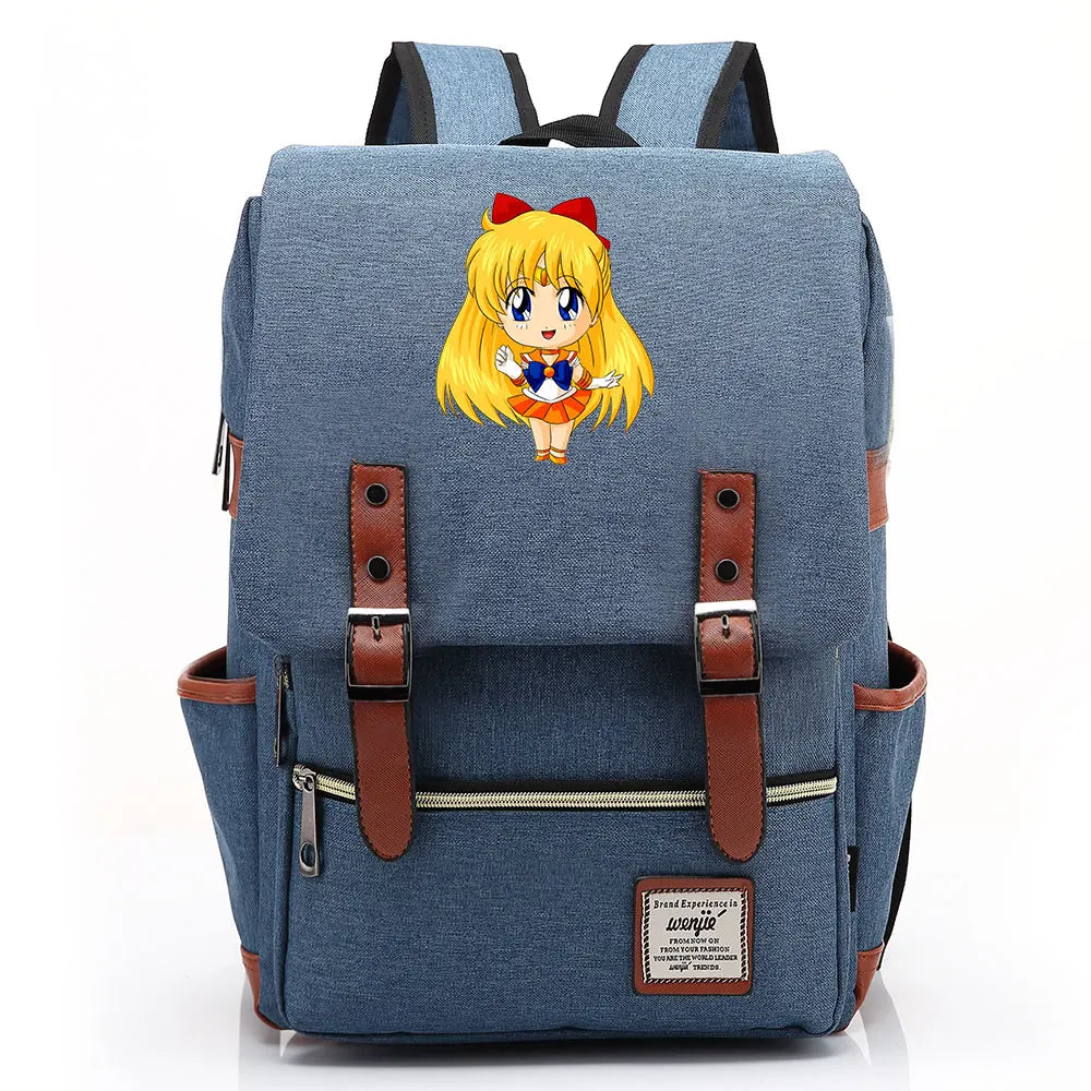 Sailor Costume Pretty Girl Buckle Children School Bag