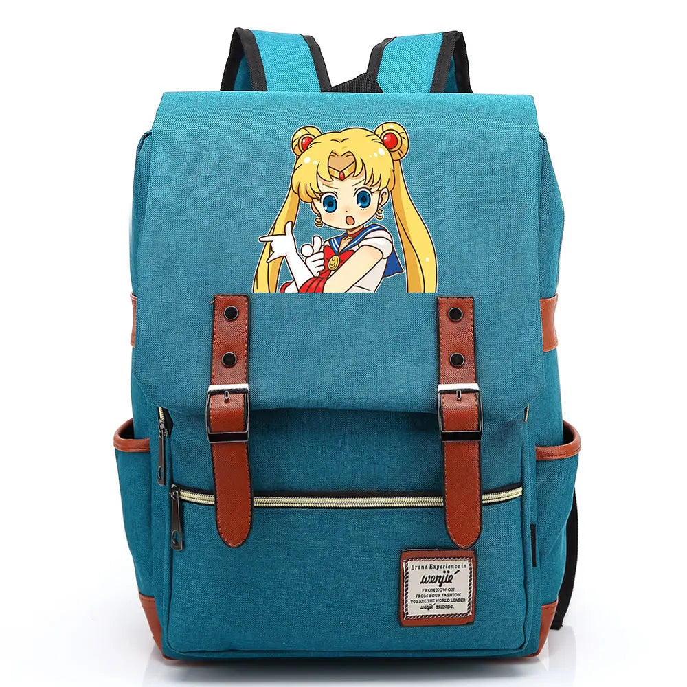 Sailor Costume Pretty Girl Buckle Children School Bag