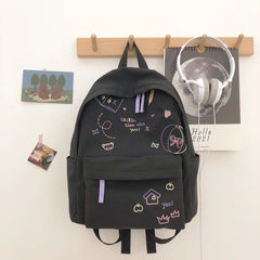 Harajuku Women's Backpack Waterproof Large Capacity Travel Bag
