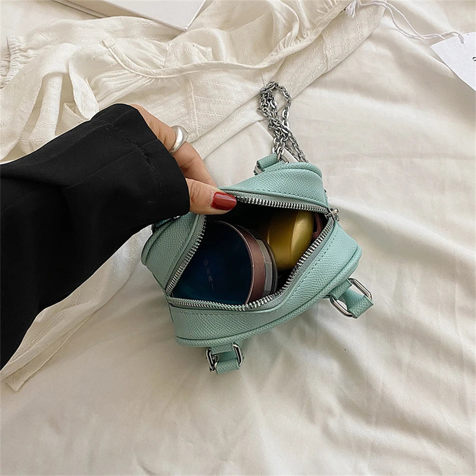 High PU Leather Mini Totes Women's Crossbody Bags