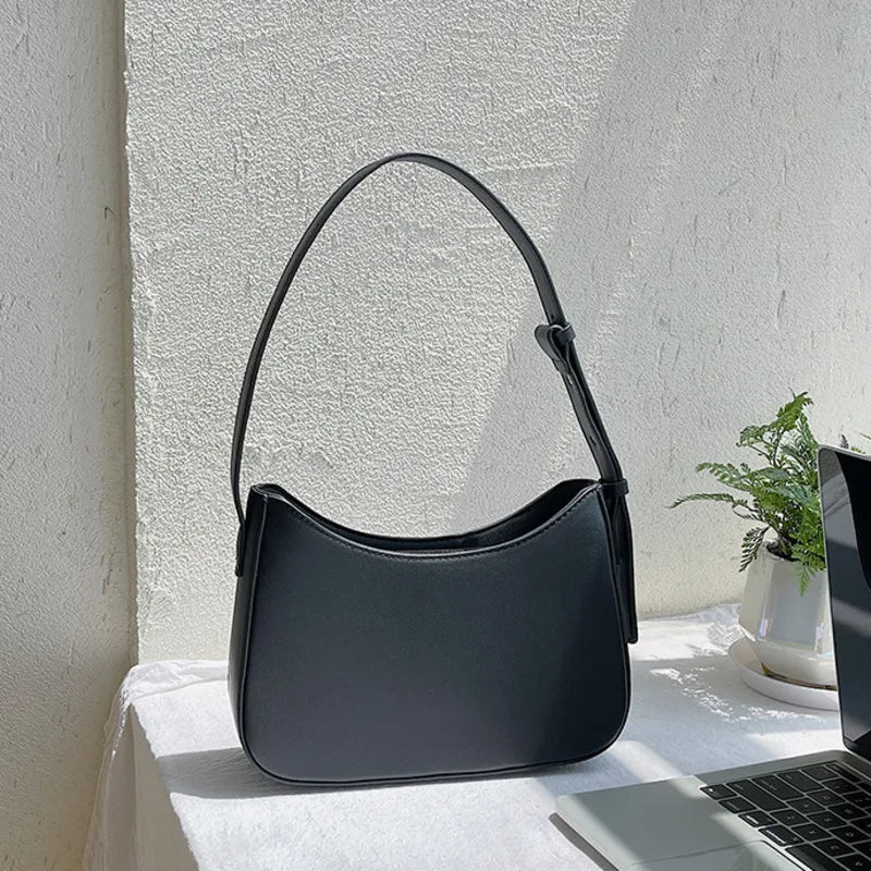 Small PU Leather Shoulder Bag Women Handbags Purses Travel Totes