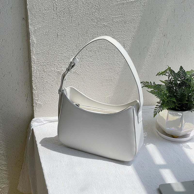 Small PU Leather Shoulder Bag Women Handbags Purses Travel Totes
