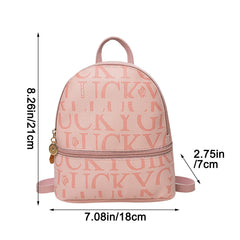Mini Pu Leather Backpack for Teen Girls