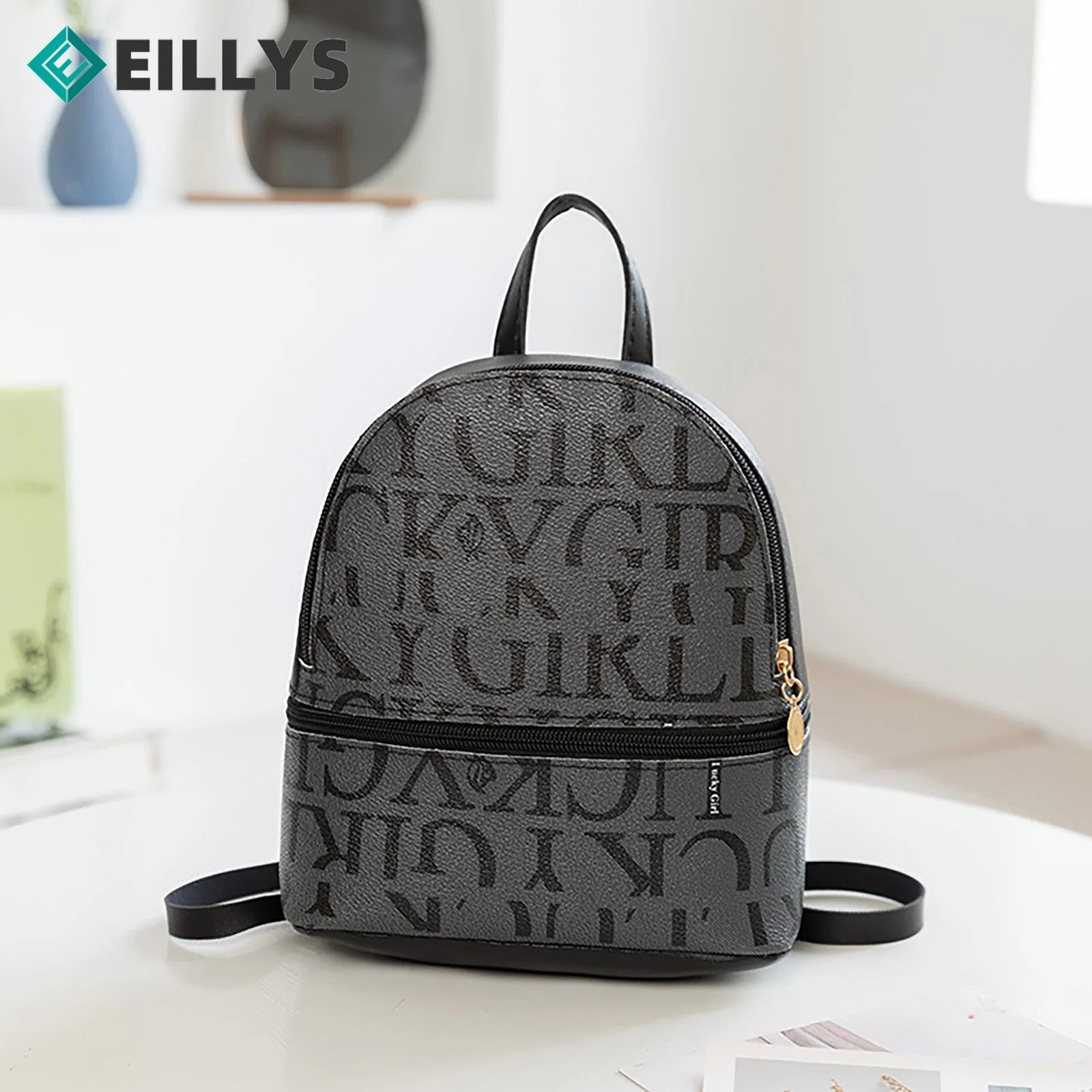 Mini Pu Leather Backpack for Teen Girls