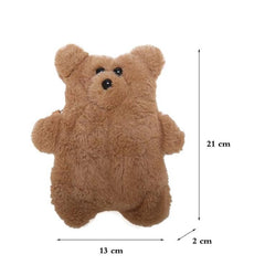 Small Plush Cartoon Bear Shoulder Bag for Women Ladies Mini Crossbody
