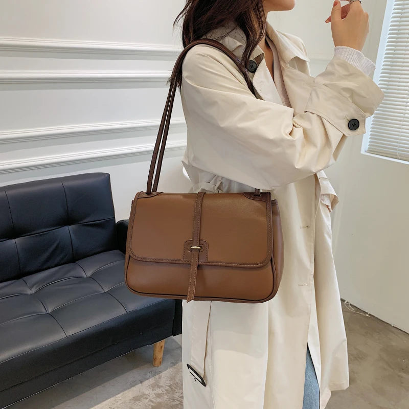 Small PU Leather Shoulder Bag For Women Hit Handbags And Purses