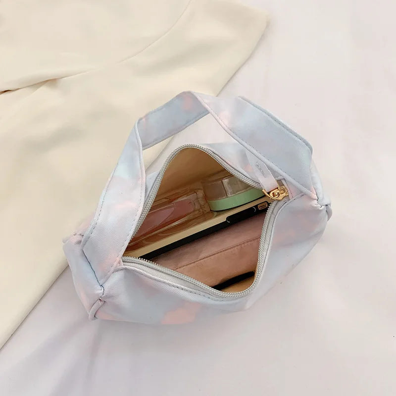 Small Fabric Cloth Shoulder Bags for Women Hit Handbags and Purses
