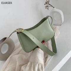 Small PU Leather Shoulder Bags For Women Summer Handbags and Purses