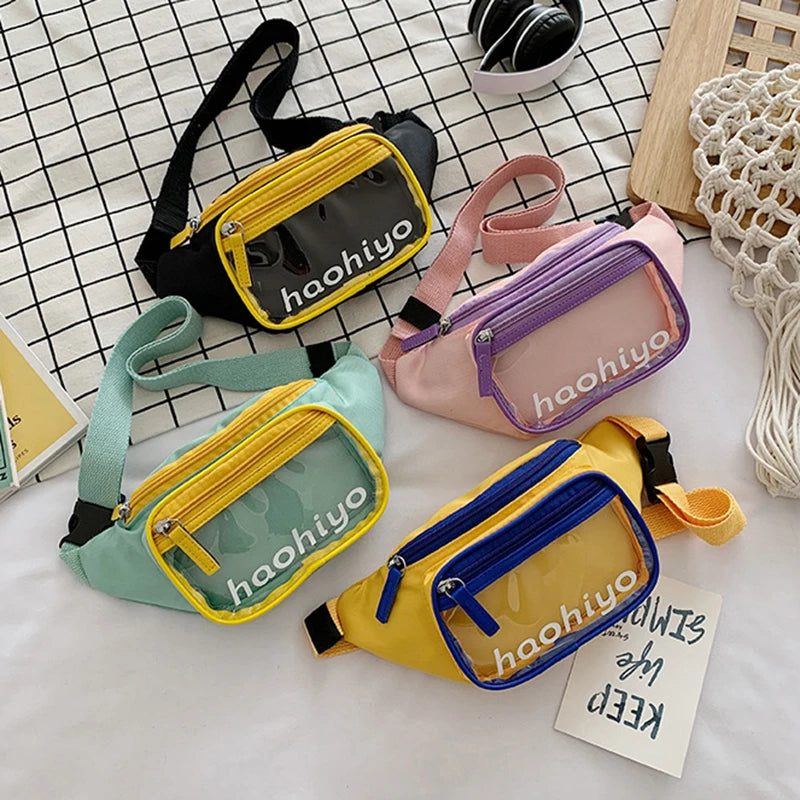 Nylon Shoulder Bag Phone Purse for Women Chest Bag