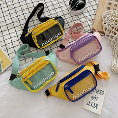 Nylon Shoulder Bag Phone Purse for Women Chest Bag