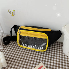 Nylon Shoulder Bag Phone Purse for Women Chest Bag