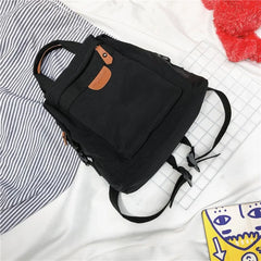 Female Waterproof Backpack Vintage School Bag Nylon