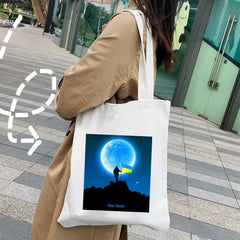 Sunflower Love Heart Ukraine Flag Ukrainian Women Canvas Shoulder Bag Handbag