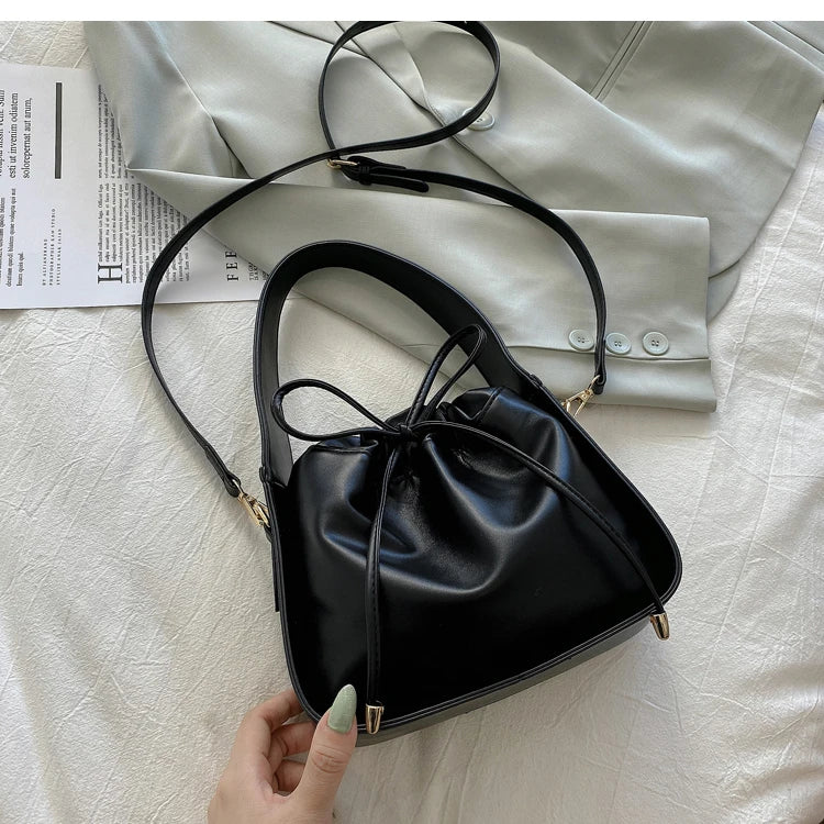 Women's PU Leather Tote Bag Shoulder Messenger Handbag
