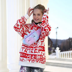 Unicorn Female Waist Bag Kids Fanny Pack Cartoon Plush Women Belt Bag