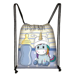 Unicorn Backpack for Teenager Girl Storage Bags Women Shopping Bag