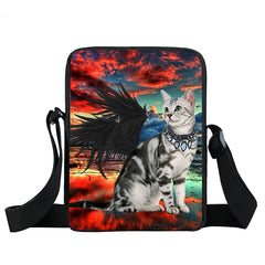 Unicorn Cat Crossbody Bag Women Handbag Satchel Shoulder Bag