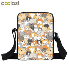 Unicorn Cat Crossbody Bag Women Handbag Satchel Shoulder Bag