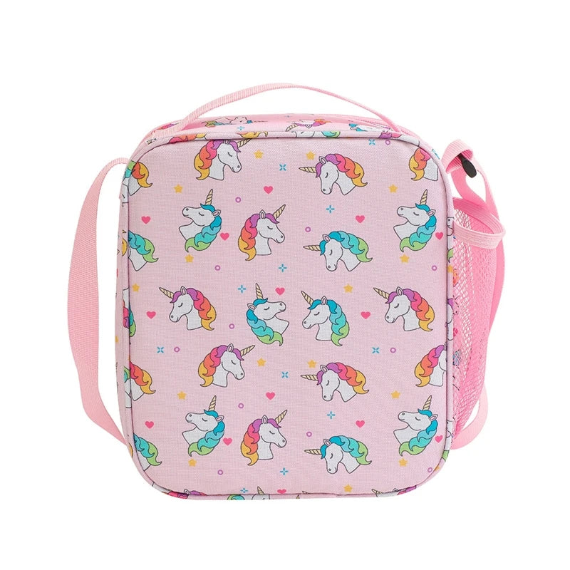 Unicorn Lunch Bag Insulated Thermal Food Bag Lunchbox for Kids Girl Boy