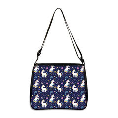 Unicorn Print Handbag Women Underarm Bags Purse Leisure Shoulder Bag