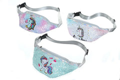 Unicorn Waist Bag Fanny Pack Sequins Girls Purse Kids Waist Packs