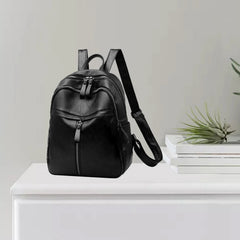 Women Backpack PU Leather Leisure Travel Bookbag