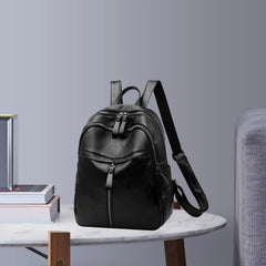 Women Backpack PU Leather Leisure Travel Bookbag