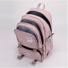 Nylon School Backpack for Female Students