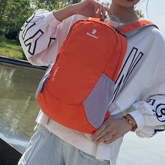 Waterproof Nylon School Backpack for Women 17 inch