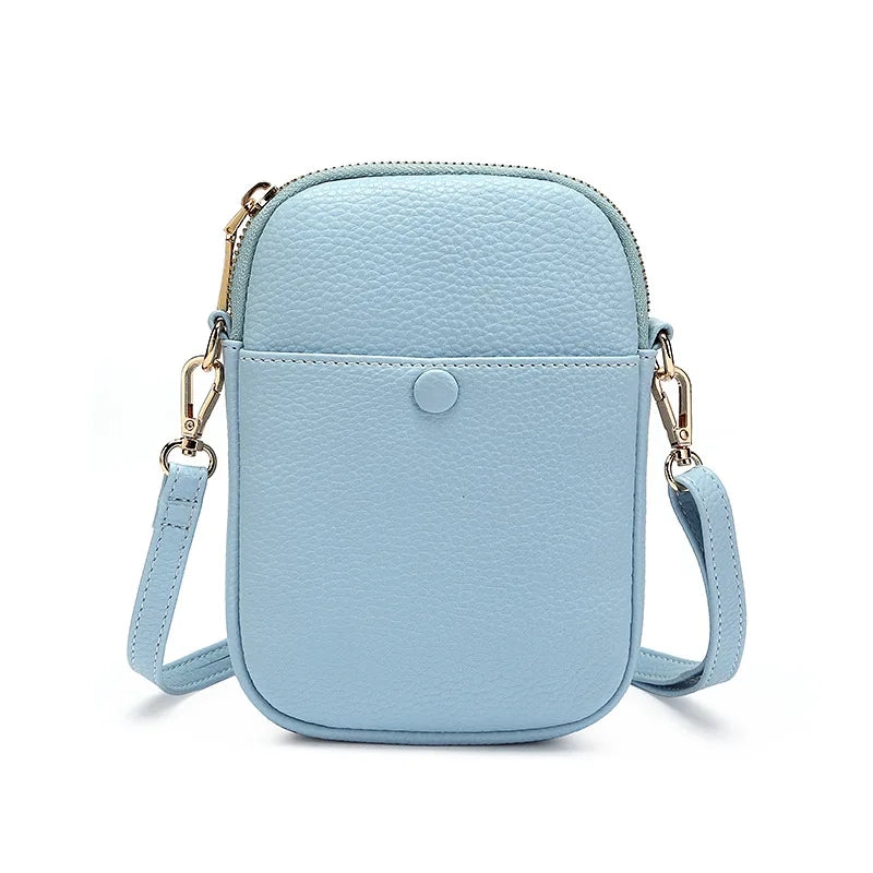 Women Crossbody Bags PU Leather Mobile Phone Purse Bag Female