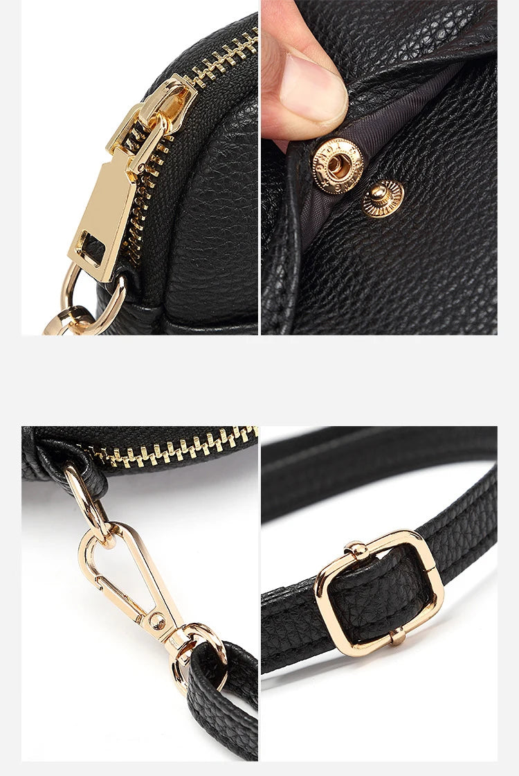 Women Crossbody Bags PU Leather Mobile Phone Purse Bag Female
