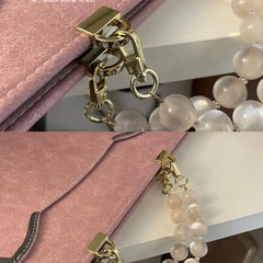 Women Girl Pink Cat Laptop Bags Briefcase Sweet Computer Case Handbags