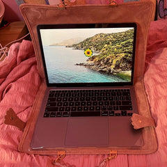 Women Girl Pink Cat Laptop Bags Briefcase Sweet Computer Case Handbags