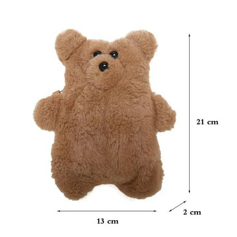 Plush Teddy Bear Shoulder Bag for Girls - Stuffed Bear Crossbody Gift